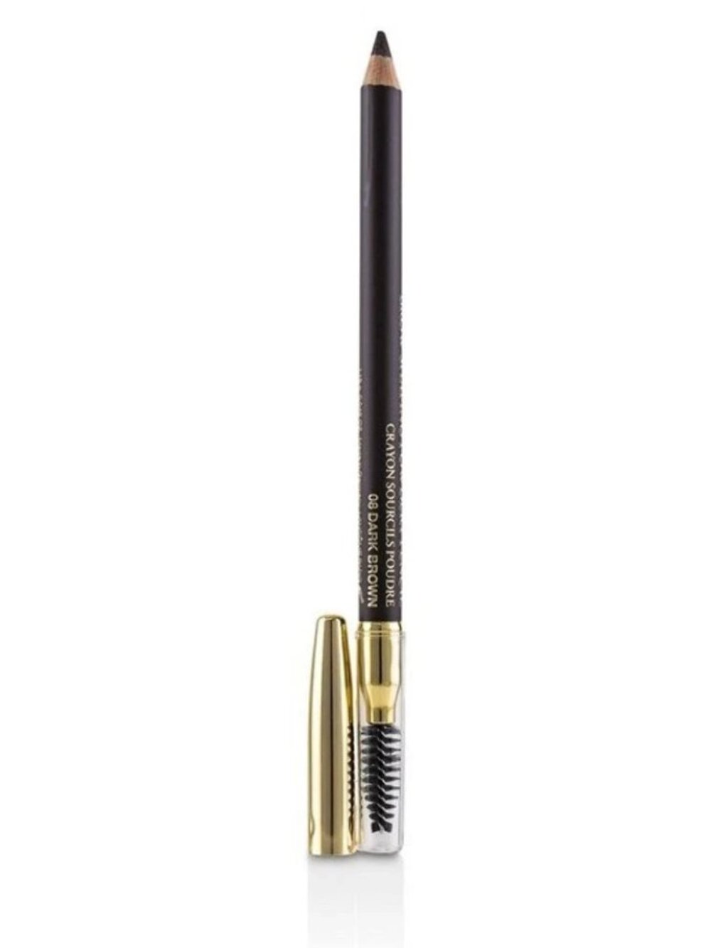 Lancôme Brow Shaping Powdery Pencil 08 Dark Brown Eyebrow Pencil New Boxed